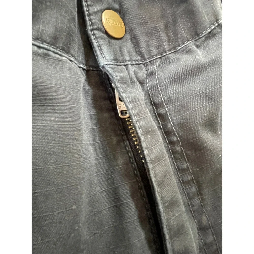 5.11 Tactical Mens Black Ripstop Cargo Pants 38x30 Utility Work Trousers